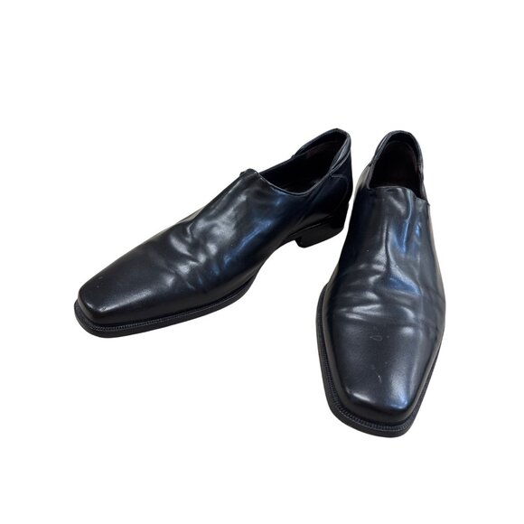 Donald J Pliner Mens Black Leather Slip-On Loafers Size 10.5M SKU 7476 main image 11